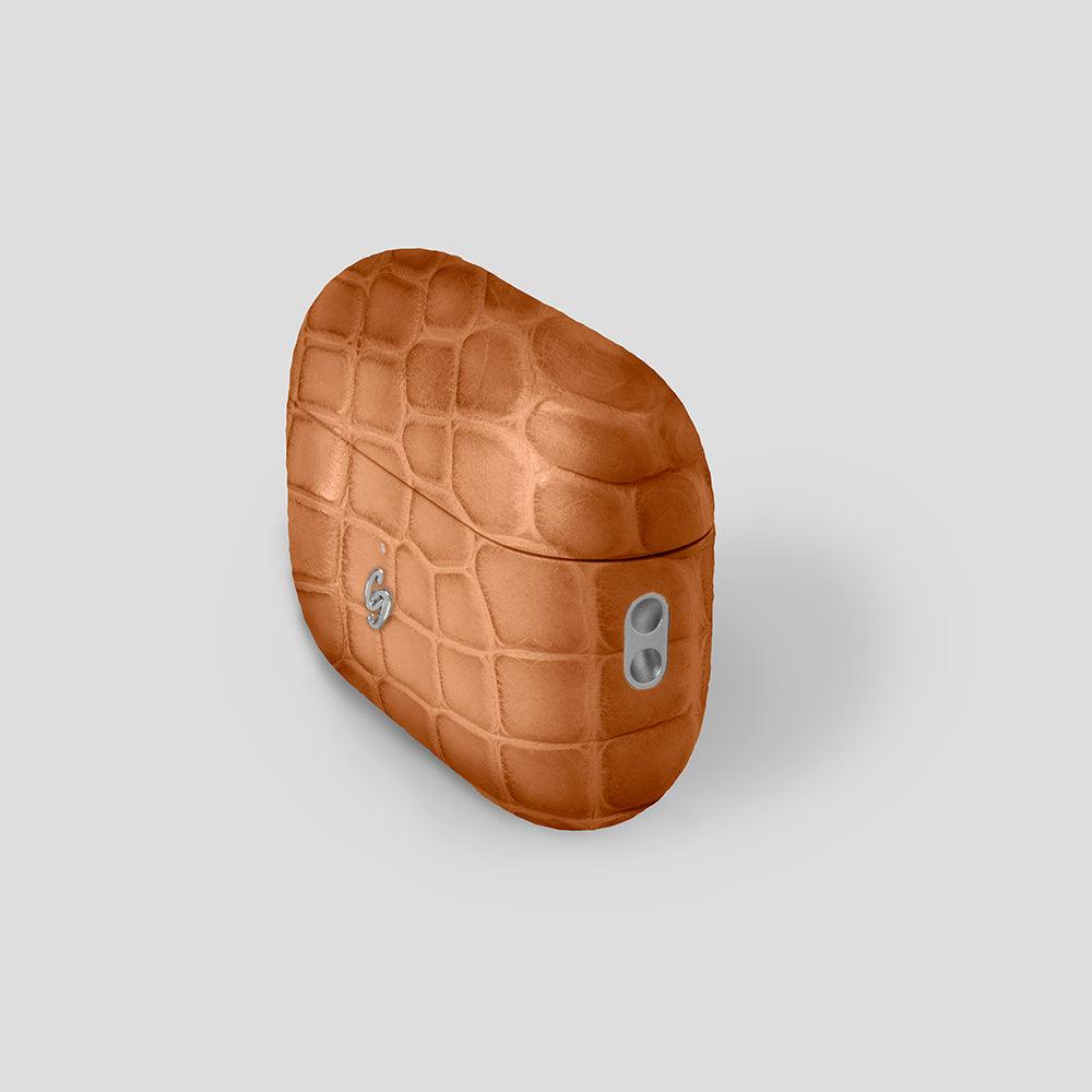 Custom Alligator AirPods Pro Brown Blue - Gatti Luxury