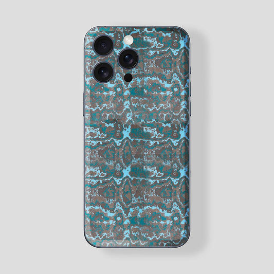 Custom iPhone 15 Pro | Pro Max in Titan Blue Carbon Fiber Blue - Gatti Luxury