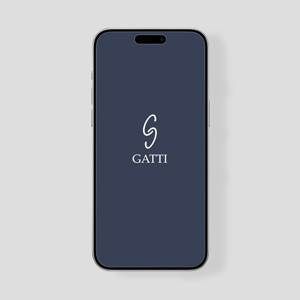Custom iPhone 15 Pro | Pro Max in Titan White Alligator Blue Navy - Gatti Luxury