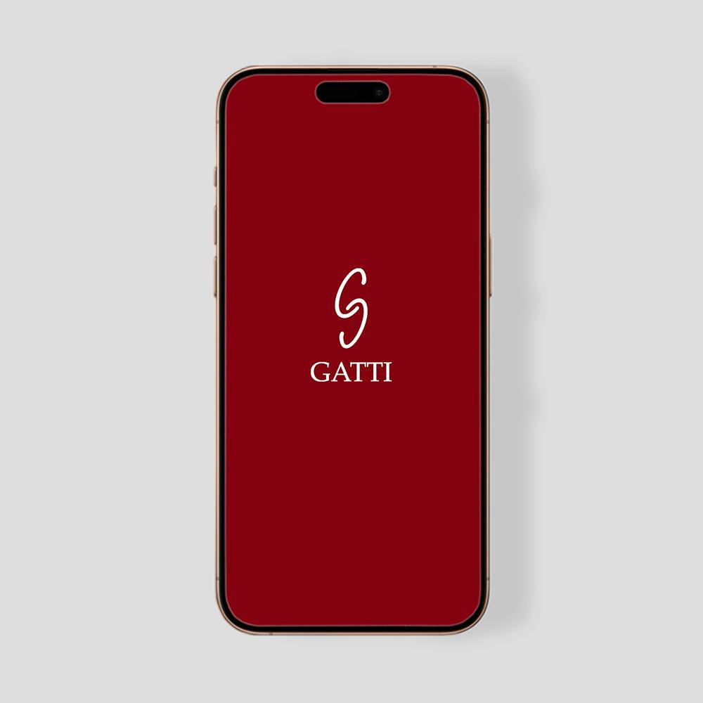 Custom iPhone Rose Gold 24K, Red Alligator - Gatti Luxury