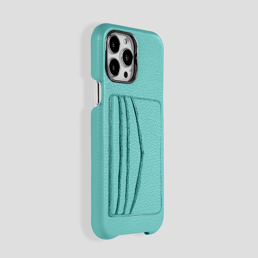 iPhone 15 Plus Cardholder Case Calfskin - Gatti Luxury