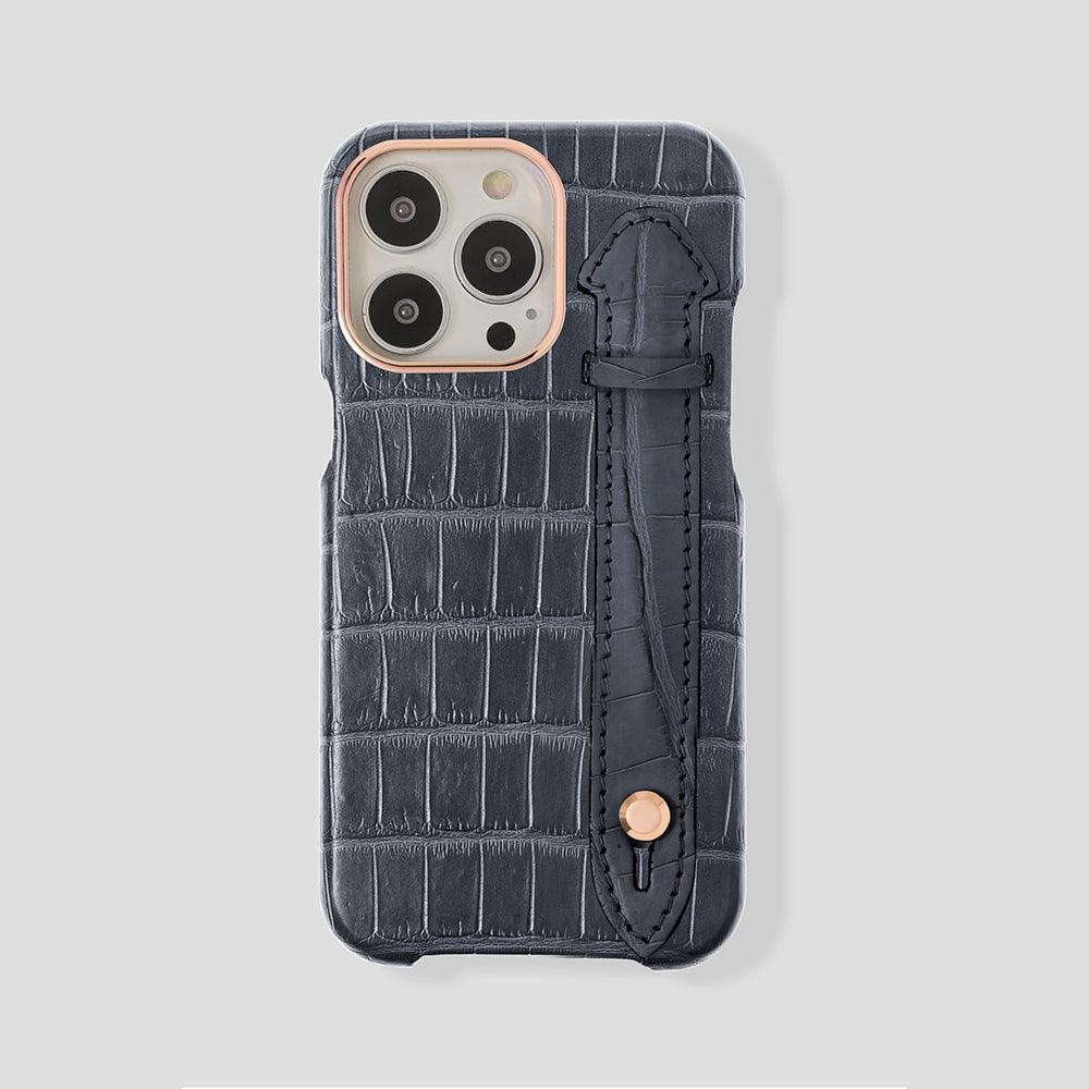 iPhone 15 Plus Handle Case Alligator | MagSafe - Gatti Luxury