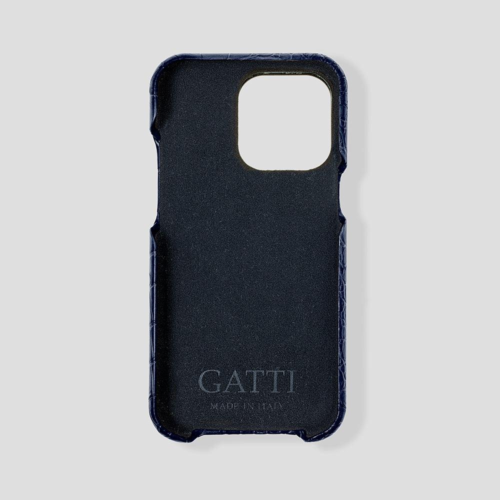 iPhone 15 Pro Cardholder Finger Strap Case Alligator - Gatti Luxury