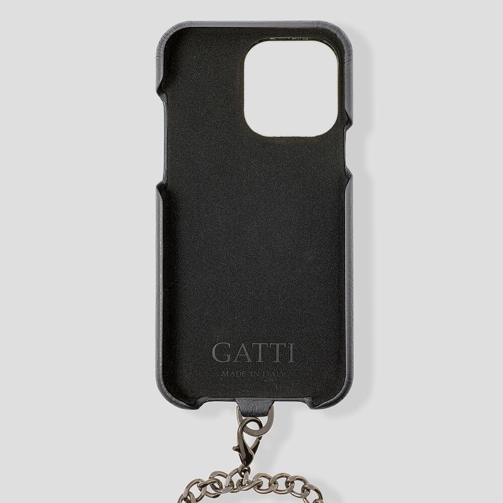 Necklace Calfskin Case for iPhone 15 - Gatti Luxury