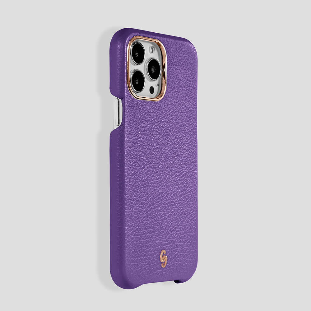 Classic Calfskin Case for iPhone 14 Pro