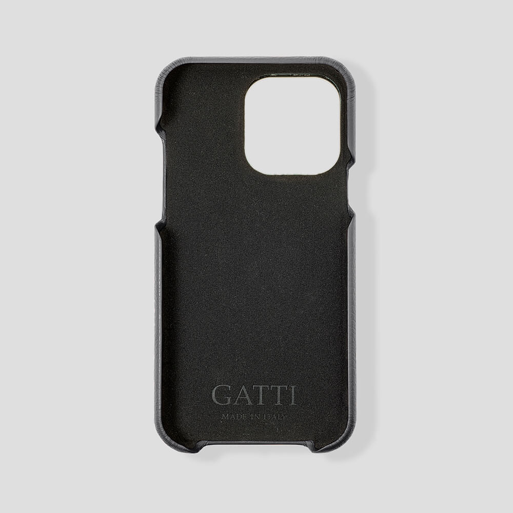 Loop Metal Strap Calfskin Case for iPhone 14 Pro Max