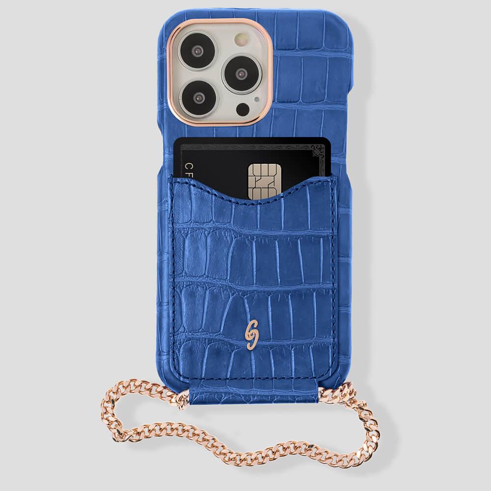 Cardholder Alligator Case for iPhone 13 Pro - Gatti Luxury