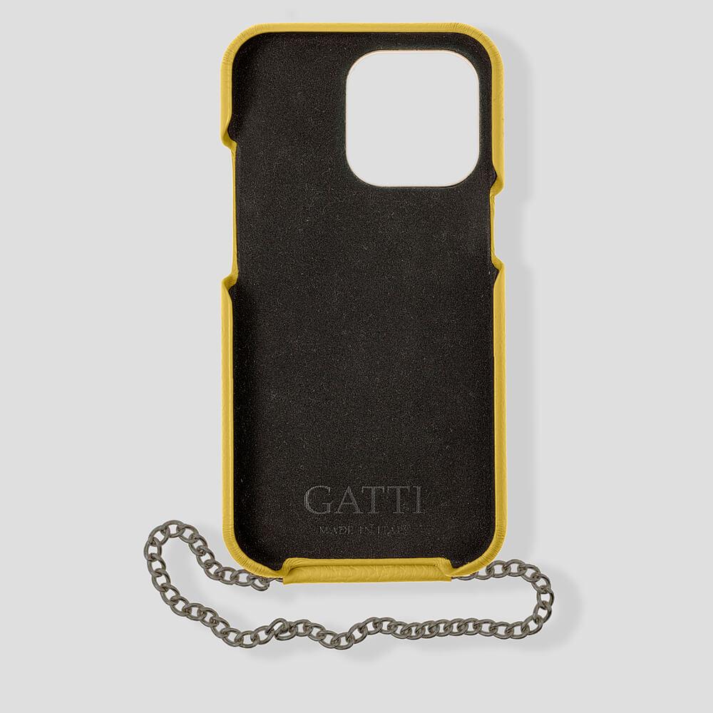 Cardholder Calfskin Case for iPhone 14 Pro - gattiluxury