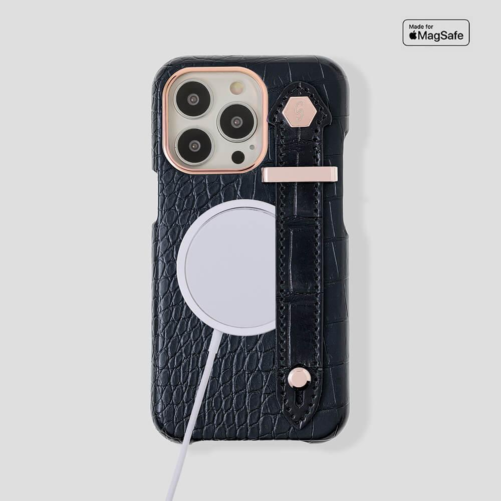 Loop Metal Strap Alligator Case for iPhone 13 Pro - gattiluxury