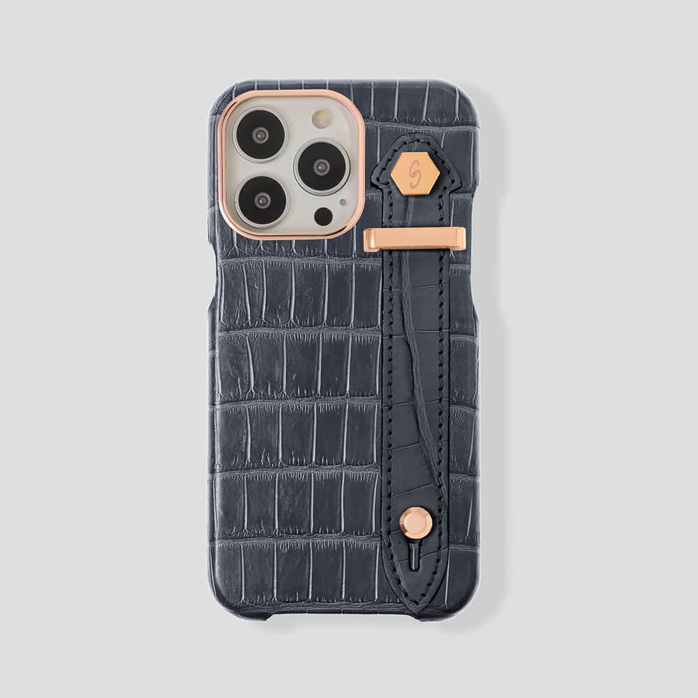 Loop Metal Strap Alligator Case for iPhone 13 Pro - Gatti Luxury