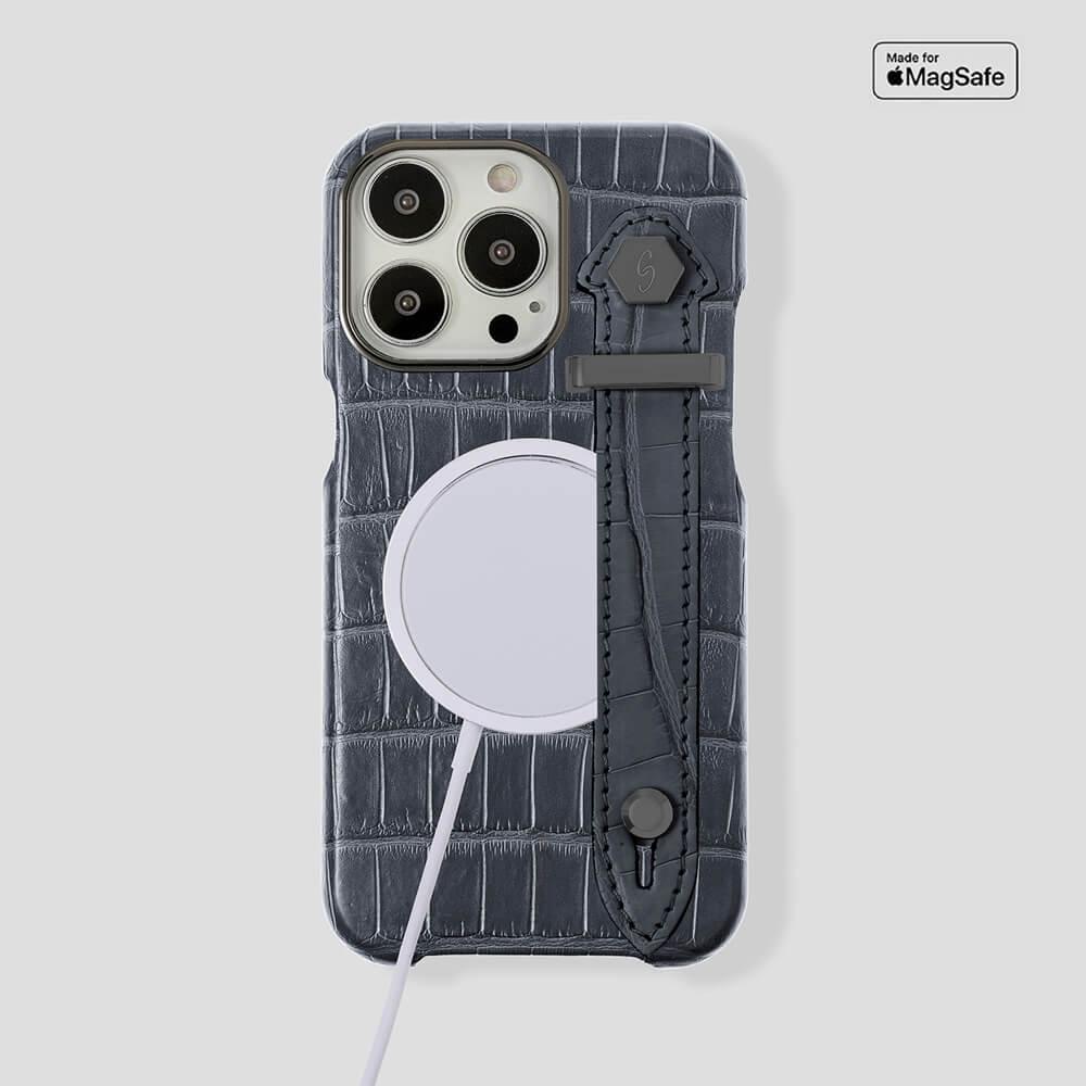 Loop Metal Strap Alligator Case for iPhone 13 Pro - Gatti Luxury