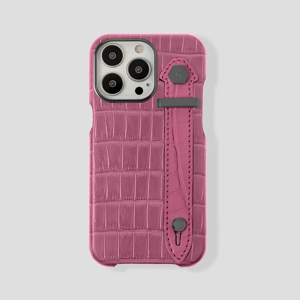 Loop Metal Strap Alligator Case for iPhone 13 Pro - gattiluxury