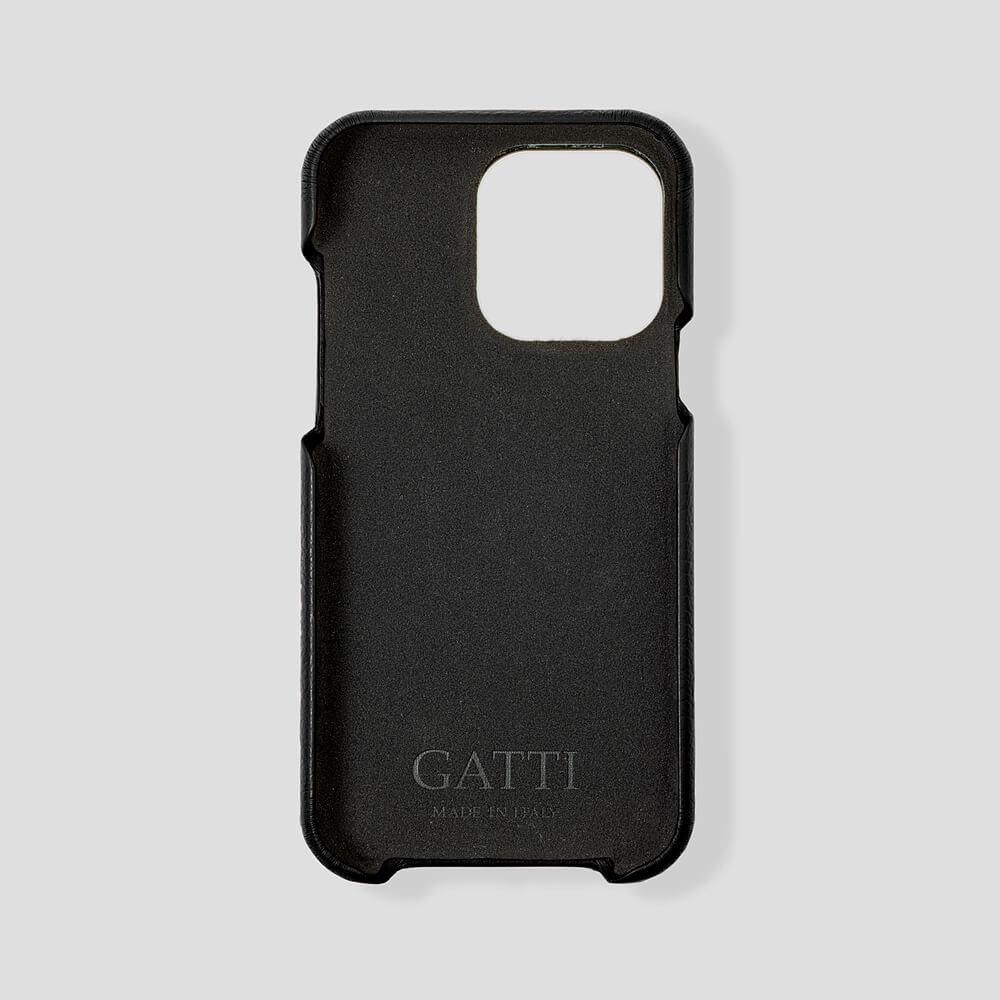 Loop Metal Strap  Calfskin Case for iPhone 14 Max - gattiluxury
