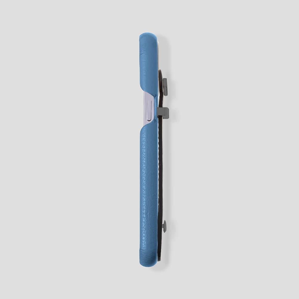 Loop Metal Strap Calfskin Case for iPhone 14 Pro Max - gattiluxury