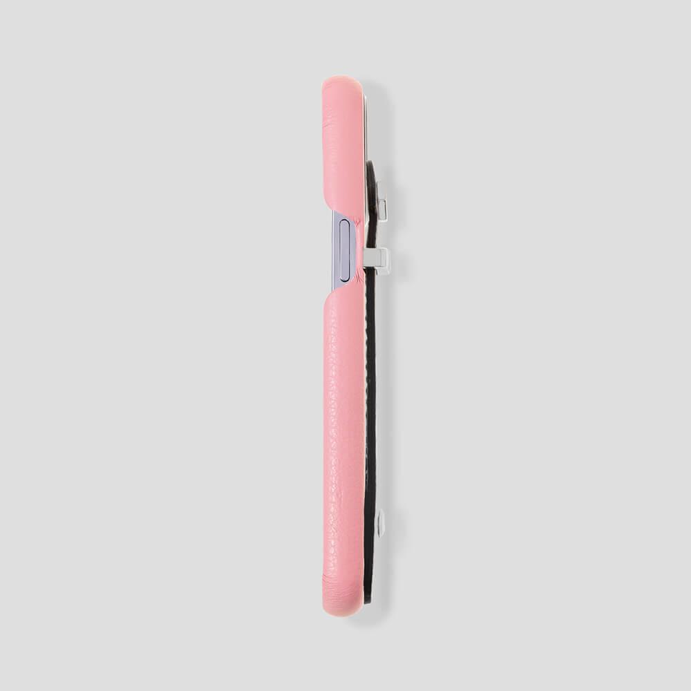 Loop Metal Strap Calfskin Case for iPhone 14 Pro Max - gattiluxury