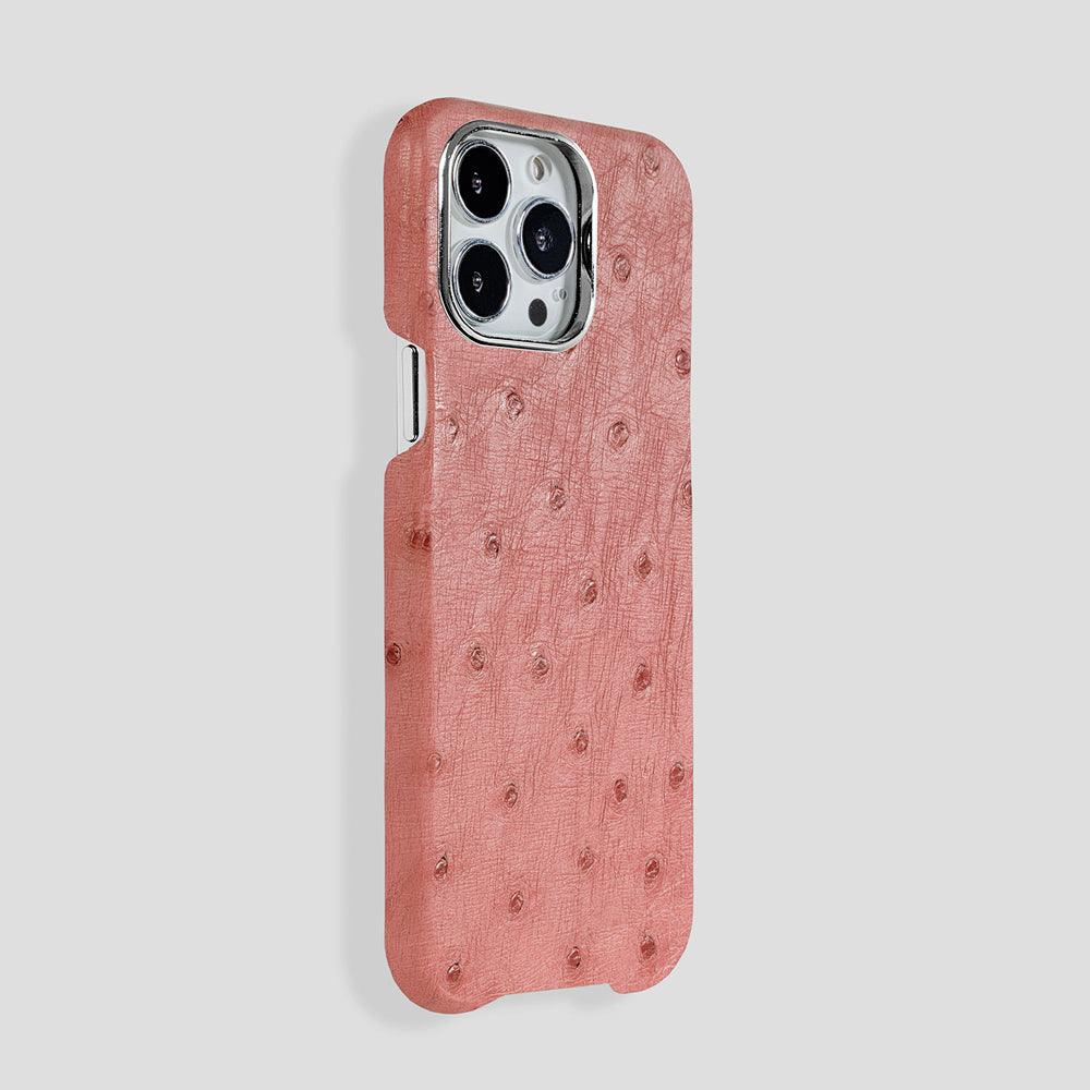 Classic Ostrich Case for iPhone 15 - Gatti Luxury