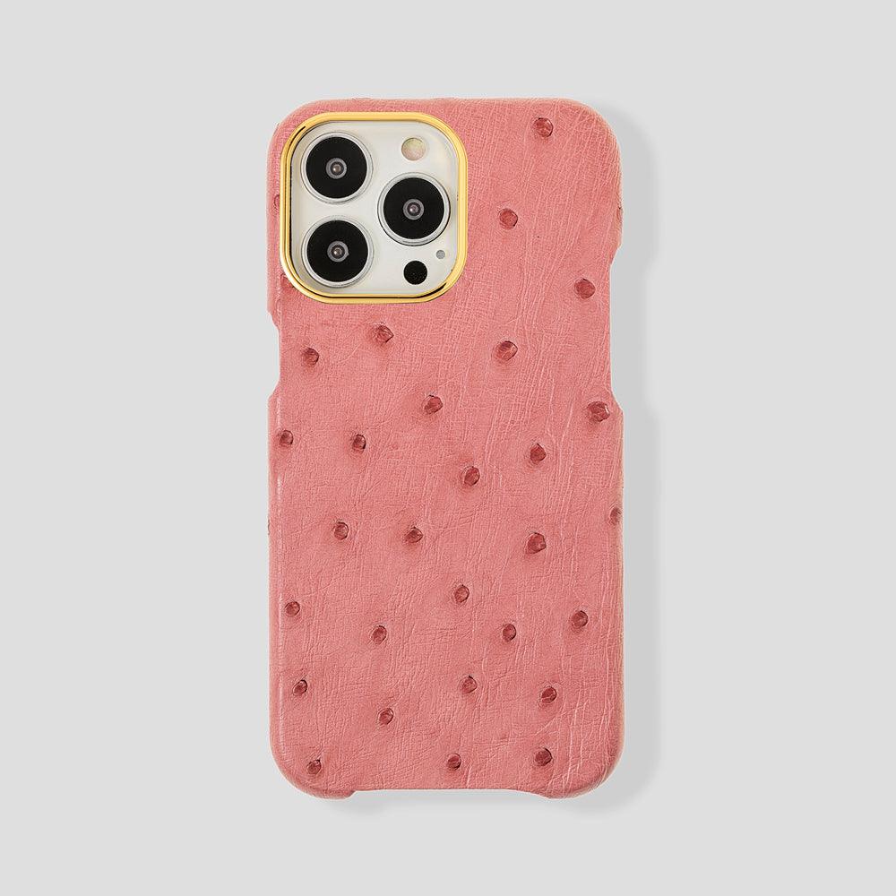 Classic Ostrich Case for iPhone 15 - Gatti Luxury