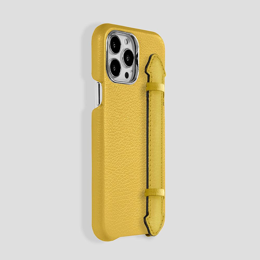 Finger Case in Calfskin for iPhone 15 Plus - Gatti Luxury