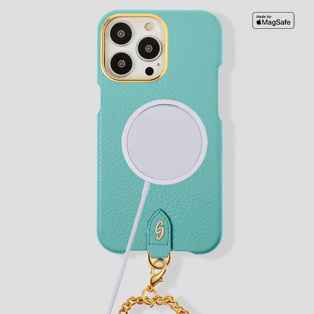 Necklace Calfskin Case for iPhone 15 Plus - Gatti Luxury