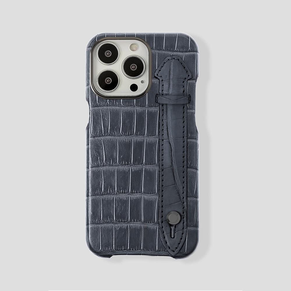 iPhone 15 Plus Handle Case Alligator | MagSafe - Gatti Luxury