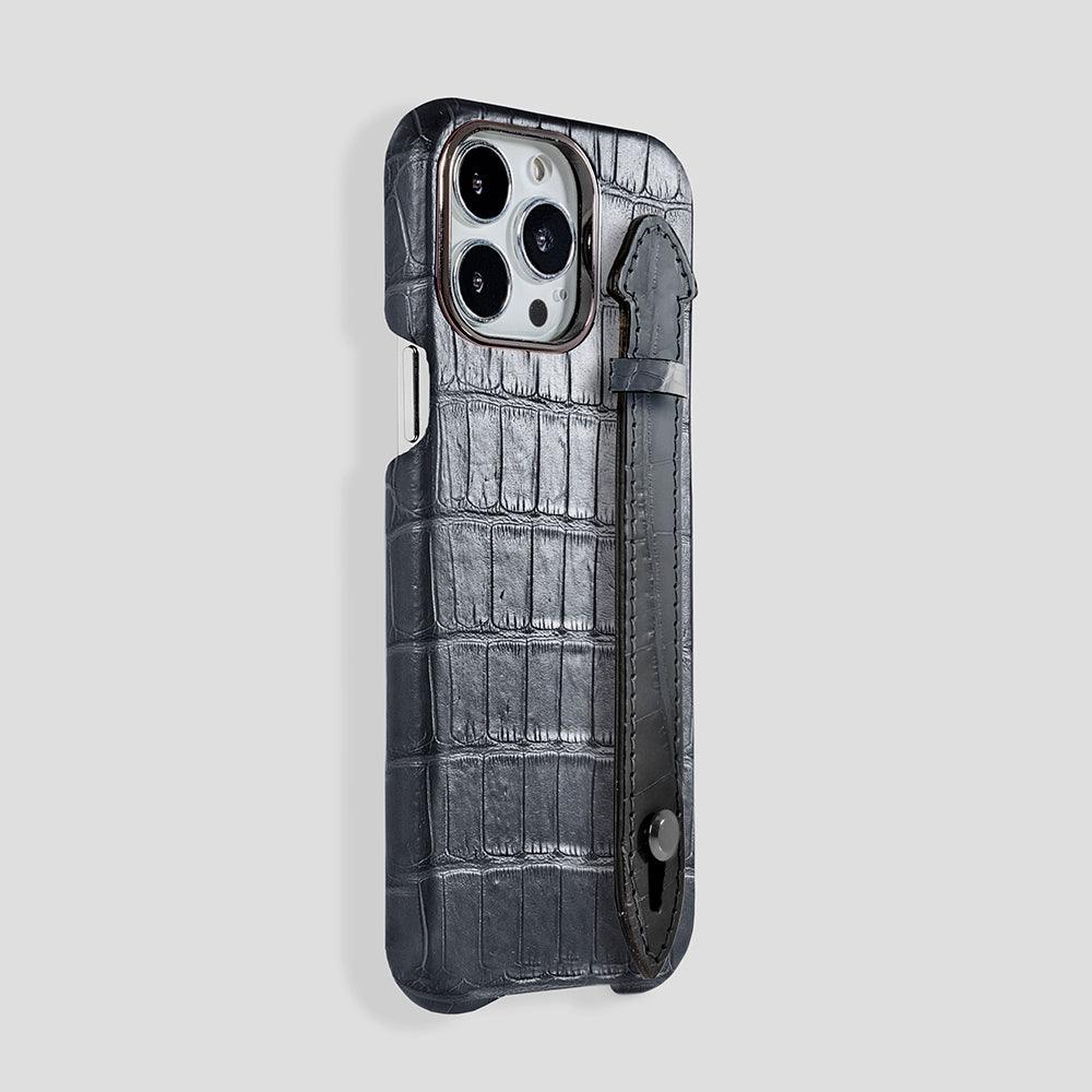 iPhone 15 Plus Handle Case Alligator | MagSafe - Gatti Luxury