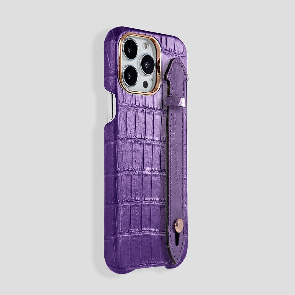 iPhone 15 Plus Handle Case Alligator | MagSafe - Gatti Luxury