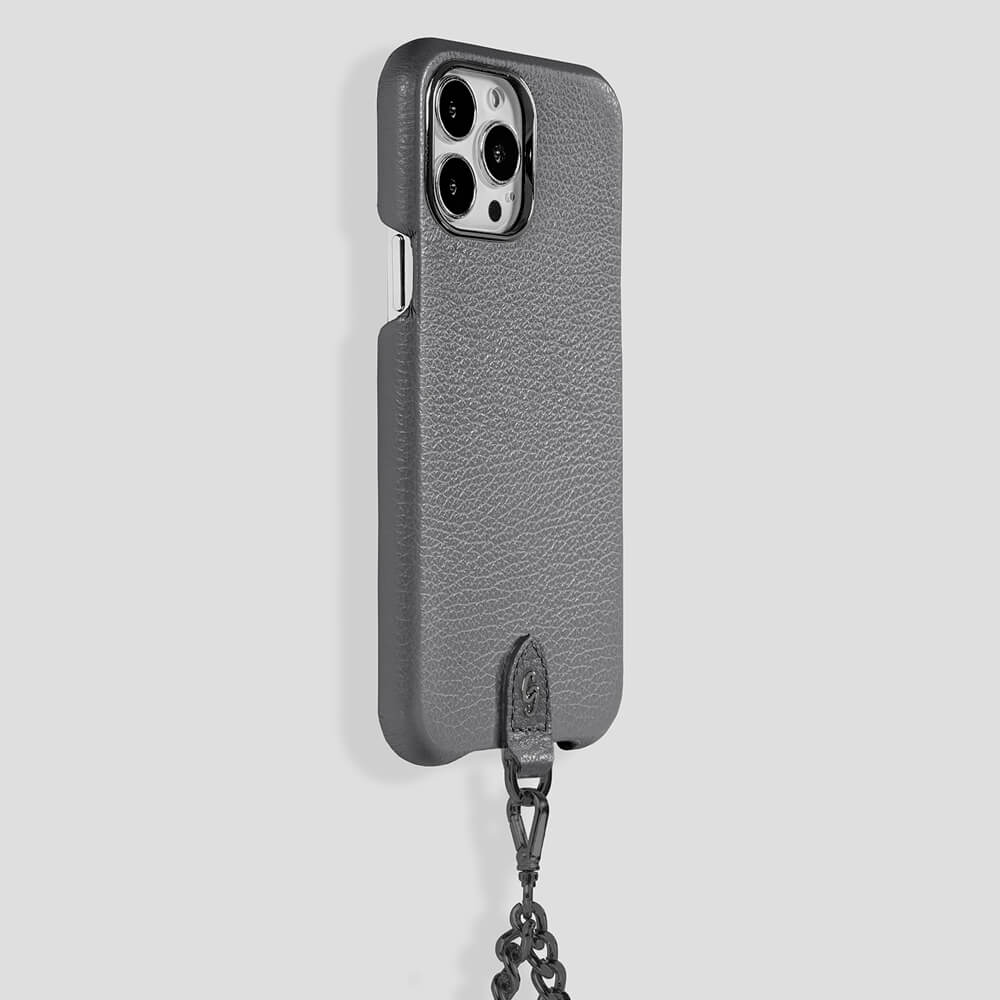 Necklace Calfskin Case for iPhone 15 Pro Max
