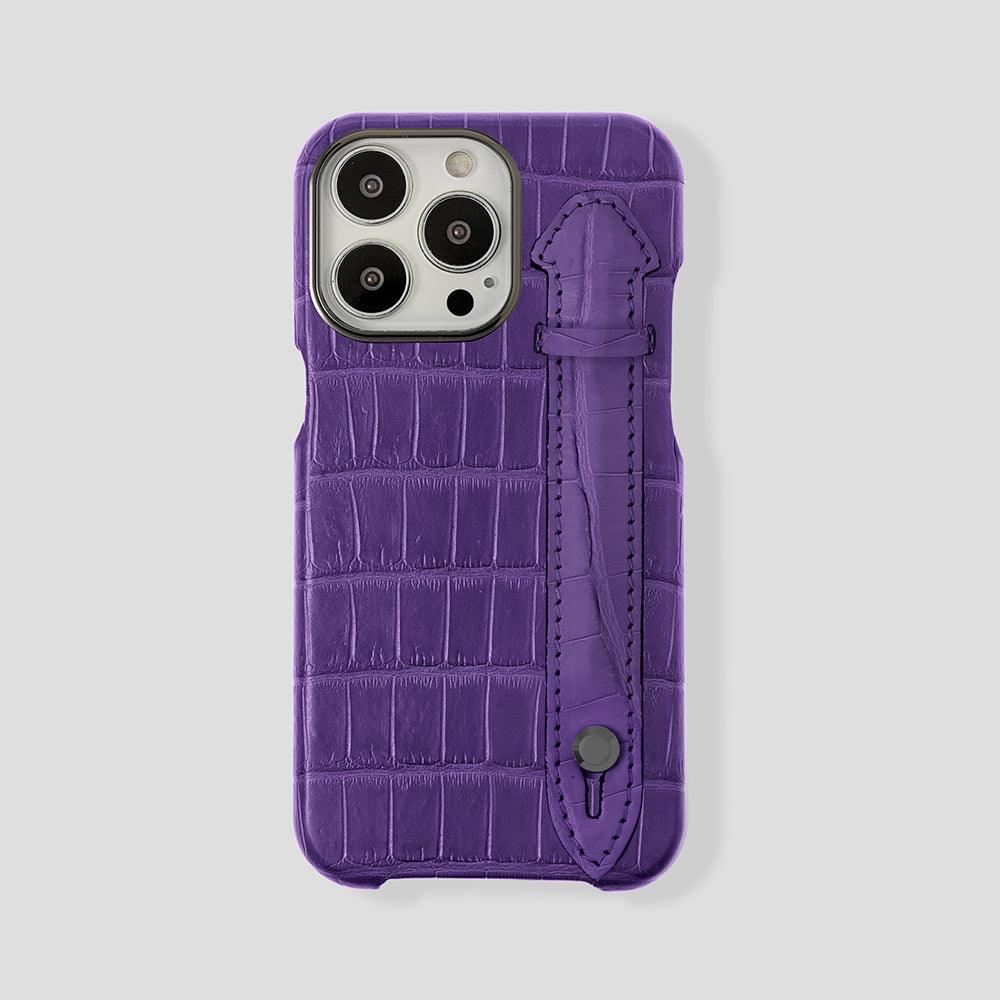 iPhone 15 Plus Handle Case Alligator | MagSafe - Gatti Luxury