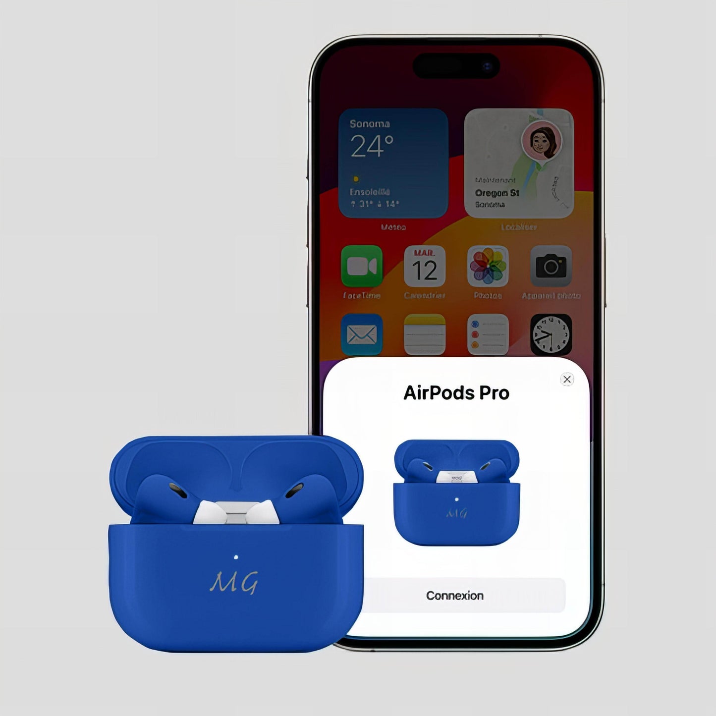 AirPods Pro 2 Colored Blue | USB C - Gatti Luxury