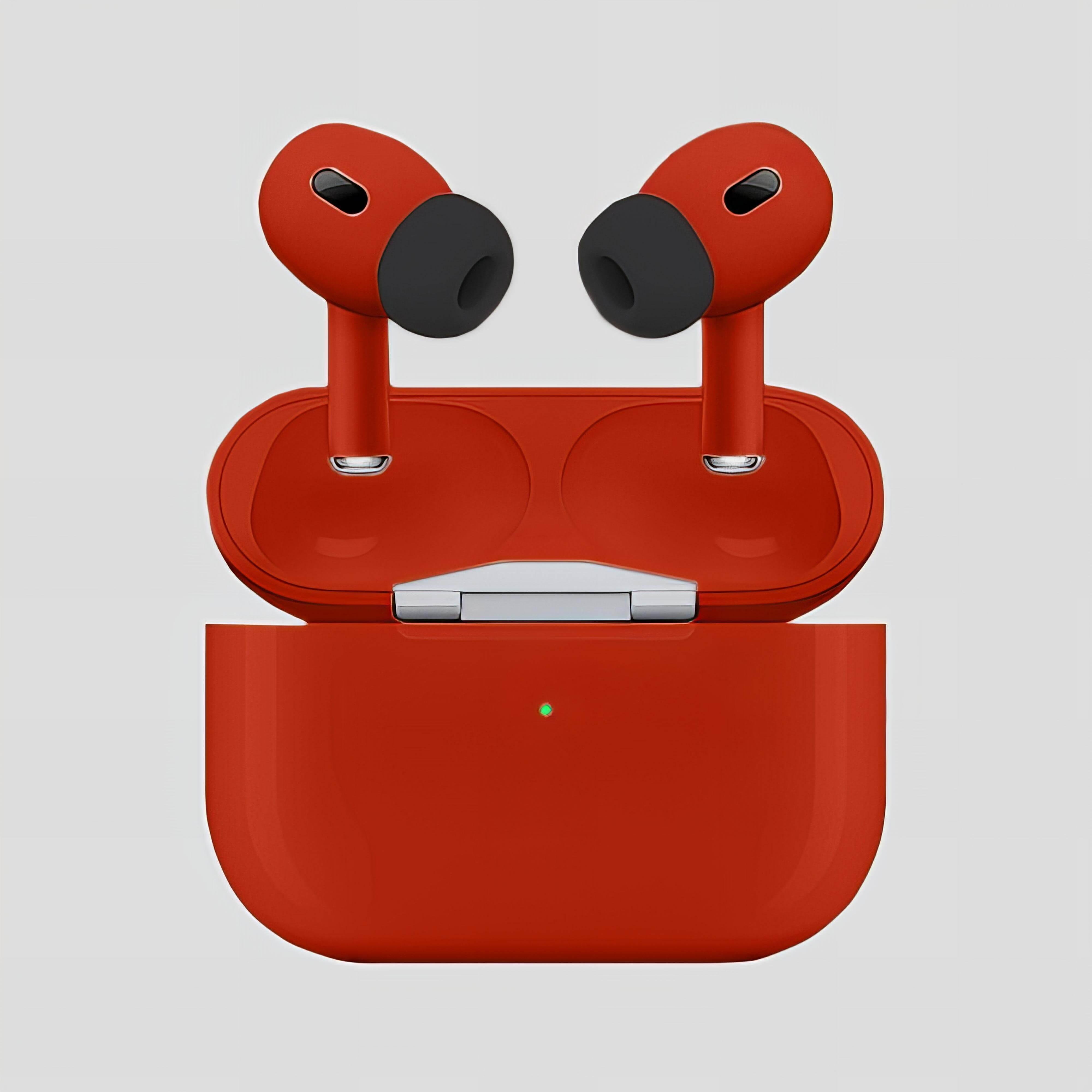 AirPods Pro 2 Colored Red | USB C - Gatti Luxury