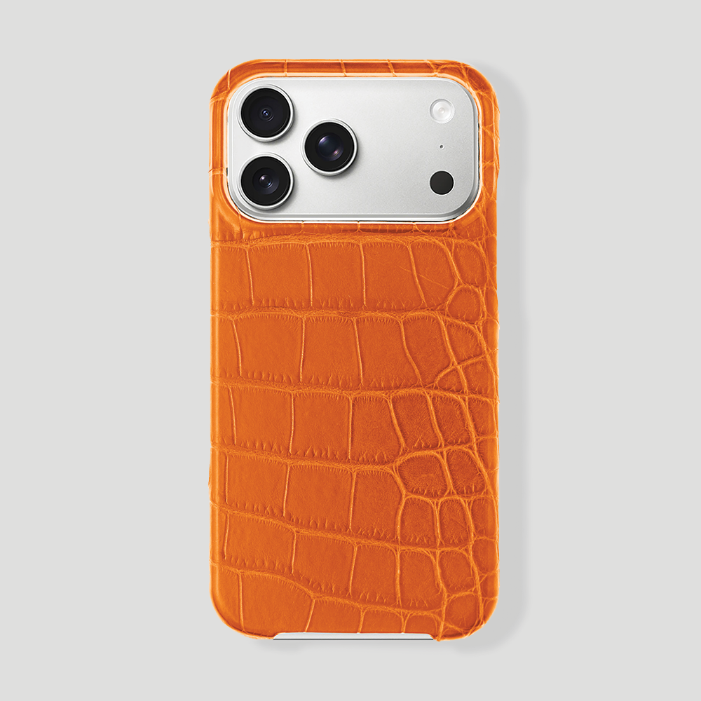 alligator_classic-orange_iphone17_pro_max - Gatti Luxury
