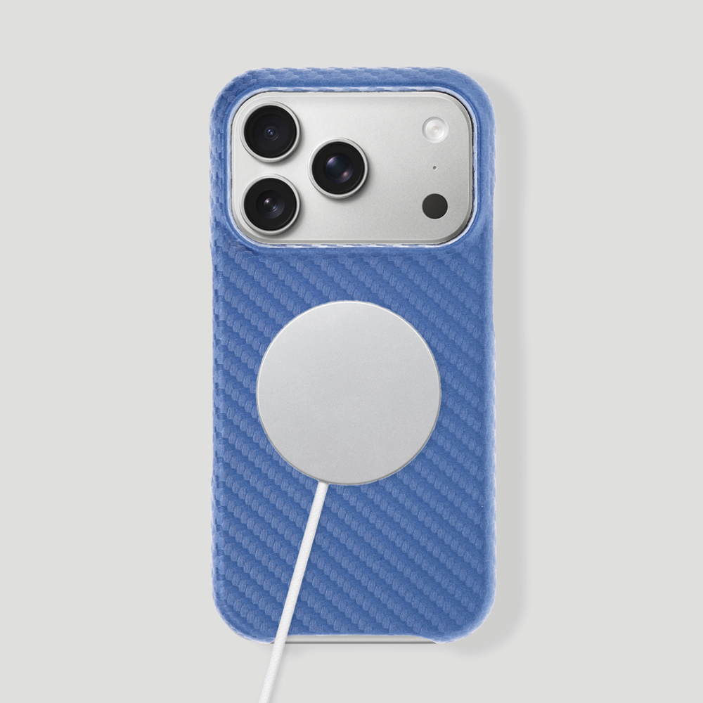carbonfiber_blue_iphone17_pro_max - Gatti Luxury