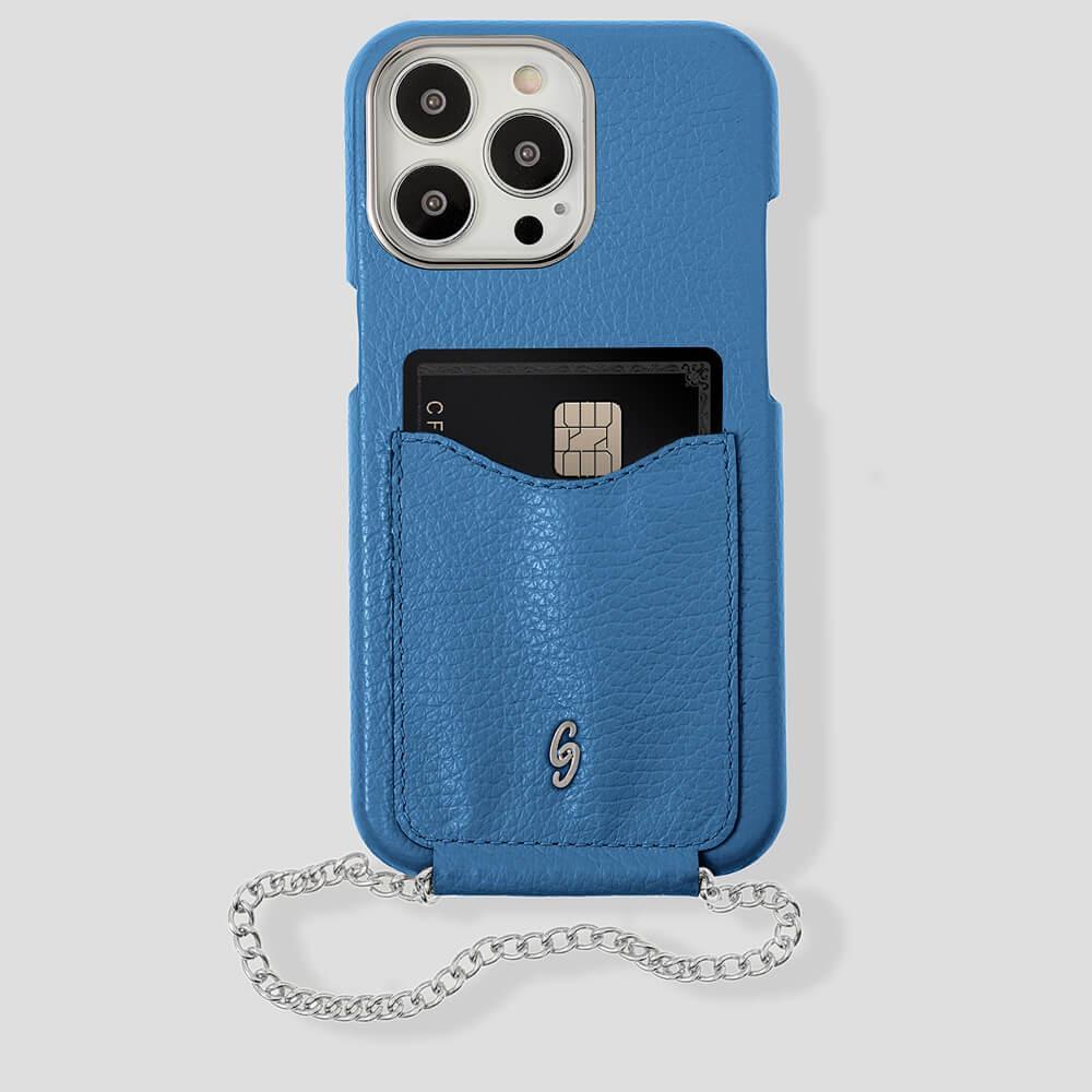 Cardholder Calfskin Case for iPhone 14 Pro Max - gattiluxury