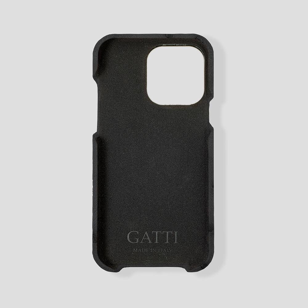 Classic Ostrich Case for iPhone 14 Pro Max - gattiluxury