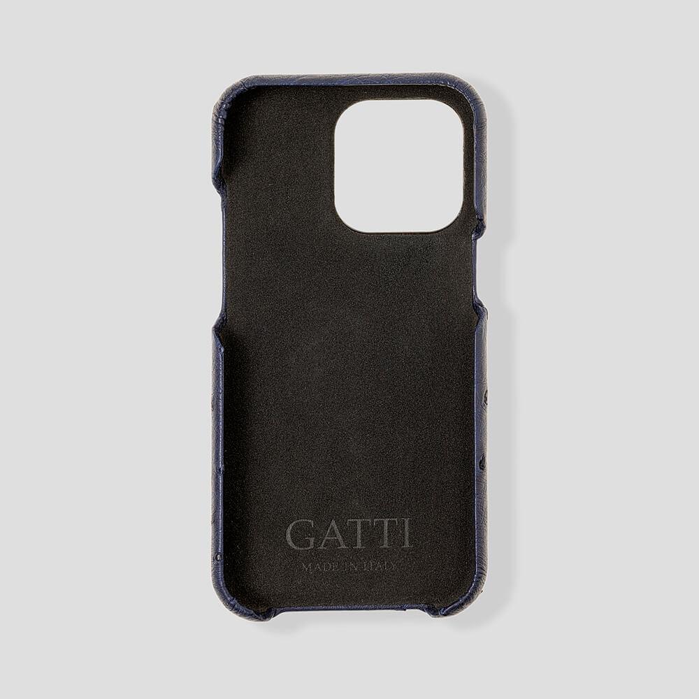 Classic Ostrich Case for iPhone 14 Pro Max - gattiluxury