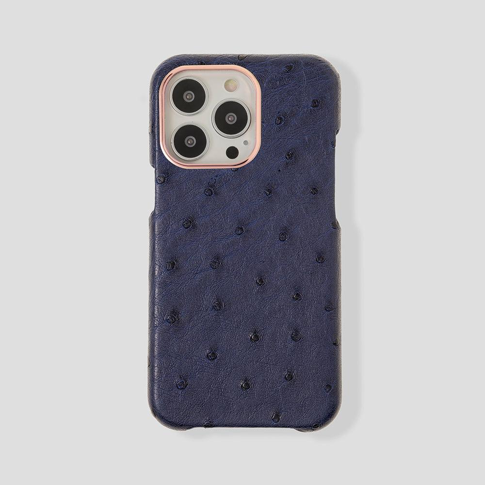 Classic Ostrich Case for iPhone 15 - Gatti Luxury