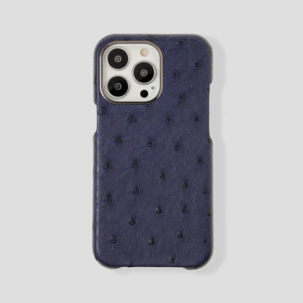 Classic Ostrich Case for iPhone 15 - Gatti Luxury