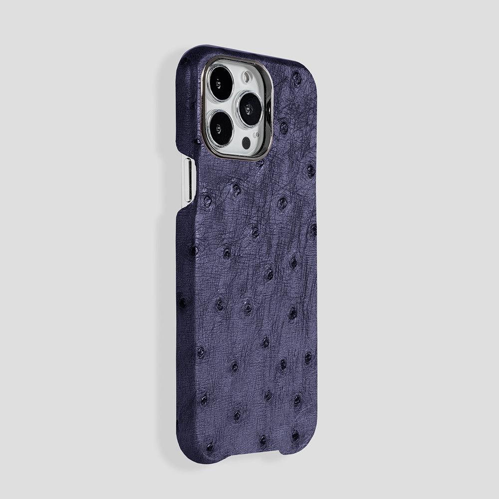 Classic Ostrich Case for iPhone 15 - Gatti Luxury