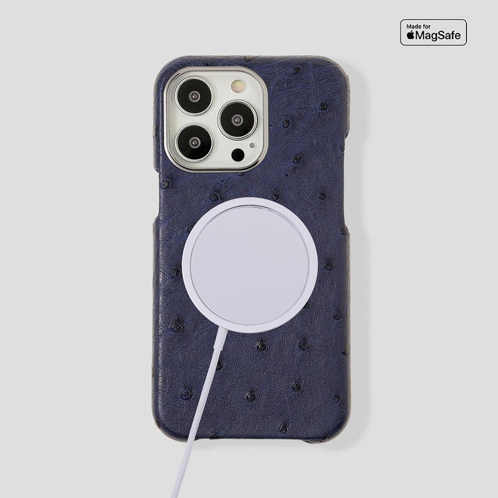 Classic Ostrich Case for iPhone 15 Pro - Gatti Luxury