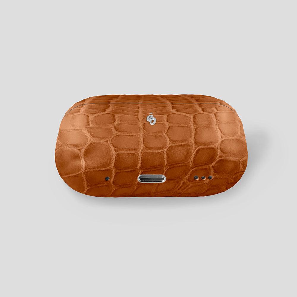 Custom Alligator AirPods Pro Brown Blue - Gatti Luxury