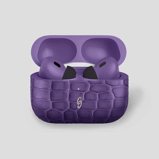 Custom Alligator AirPods Pro Mauve Purple Purple - Gatti Luxury