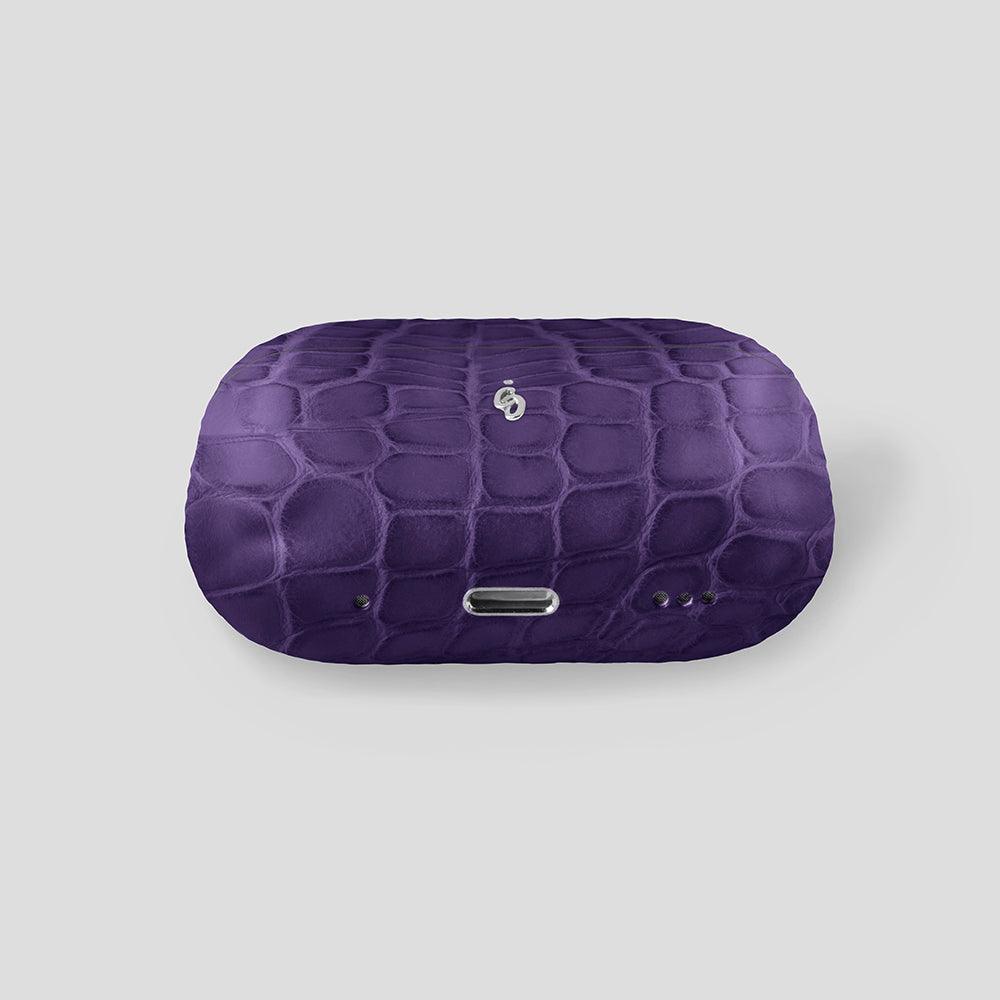 Custom Alligator AirPods Pro Mauve Purple Purple - Gatti Luxury