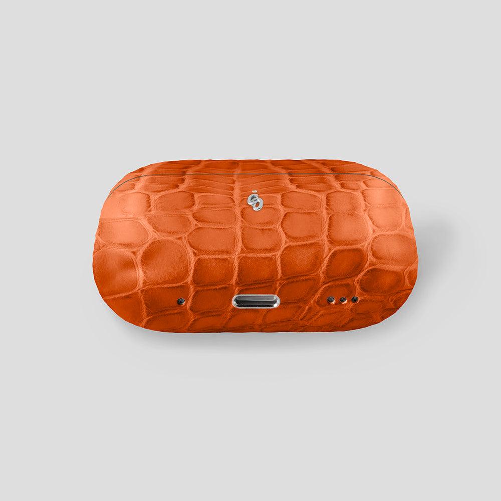Custom Alligator AirPods Pro Orange Orange - Gatti Luxury