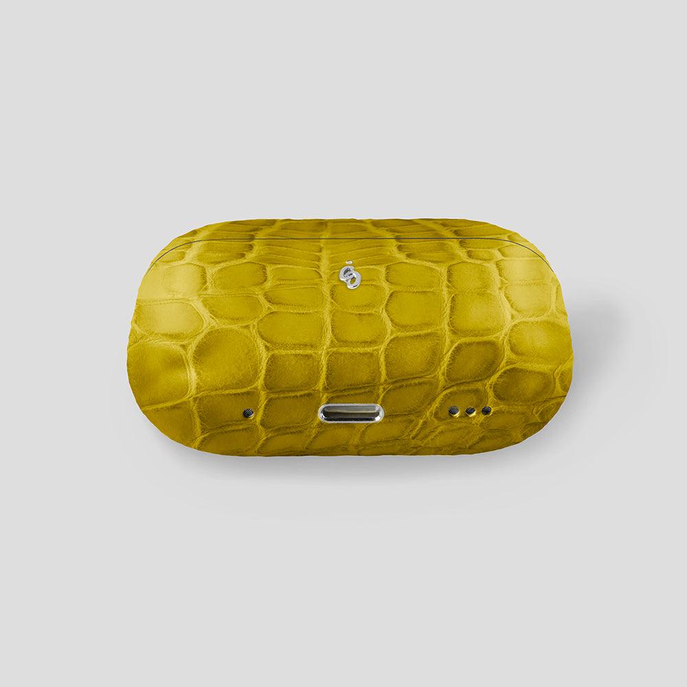 Custom Alligator AirPods Pro Yellow Yellow - Gatti Luxury