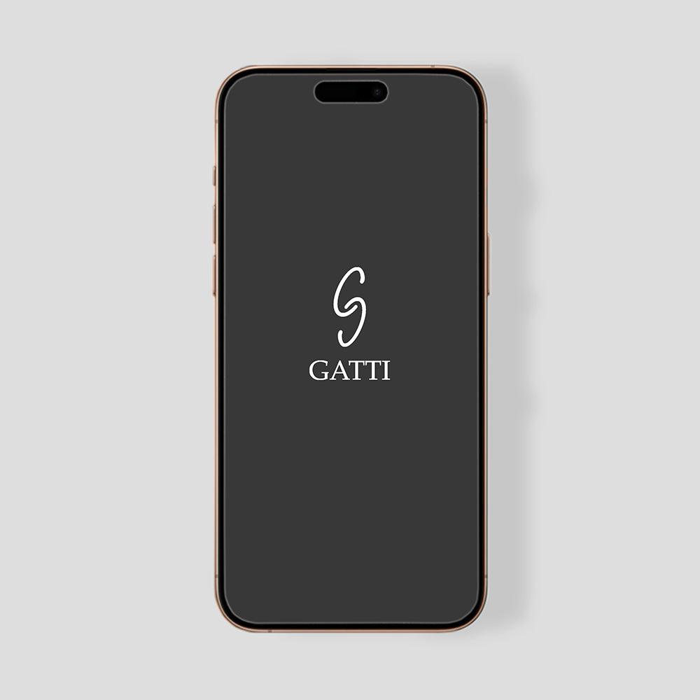 Custom iPhone Rose Gold 24K, Alligator Black, Rose Gold Logo - Gatti Luxury