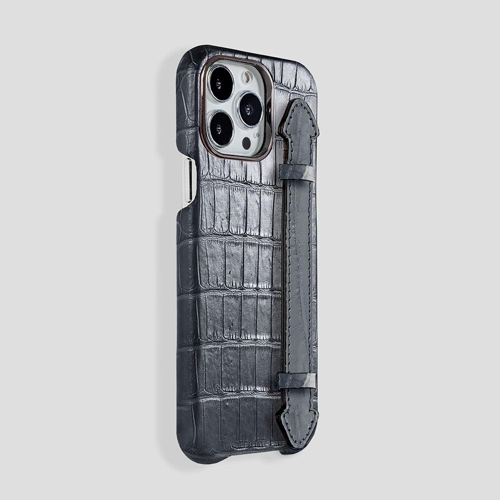 Finger Case in Alligator for iPhone 15 - Gatti Luxury