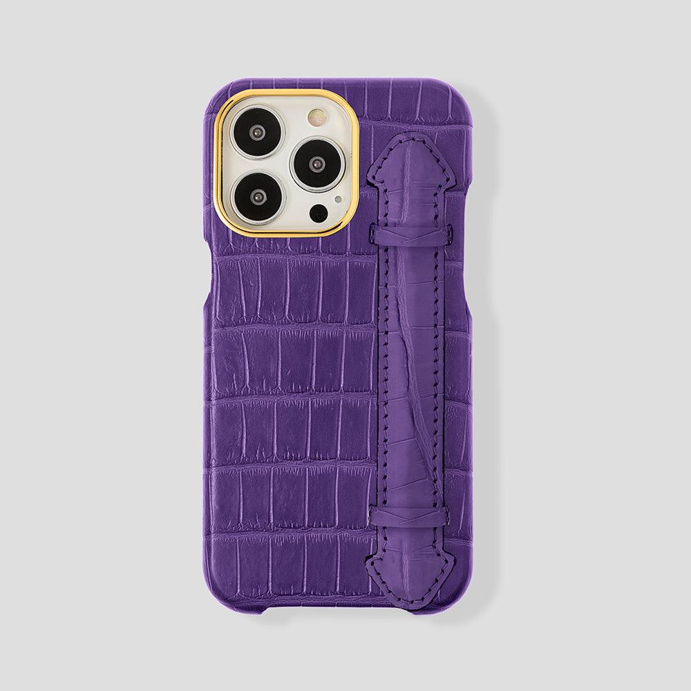 Finger Case in Alligator for iPhone 15 - Gatti Luxury