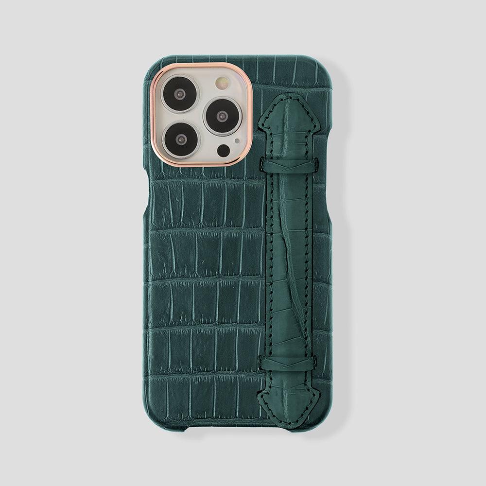 Finger Case in Alligator for iPhone 15 - Gatti Luxury