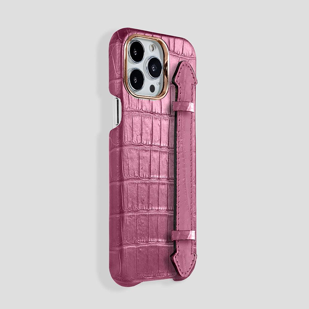 Finger Case in Alligator for iPhone 15 - Gatti Luxury