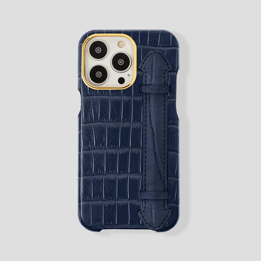 Finger Case in Alligator for iPhone 15 Plus - Gatti Luxury